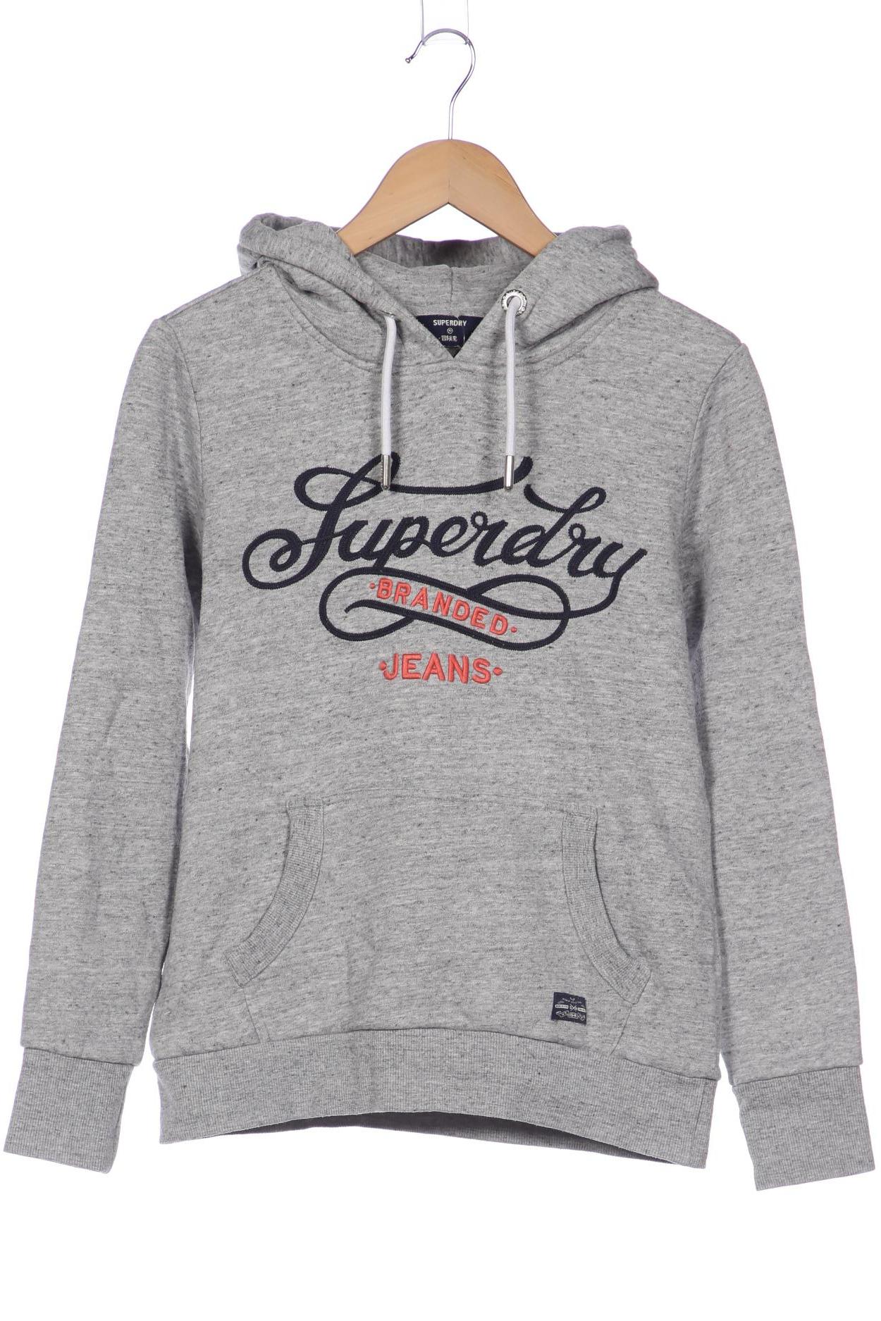 

Superdry Damen Kapuzenpullover, grau, Gr. 40