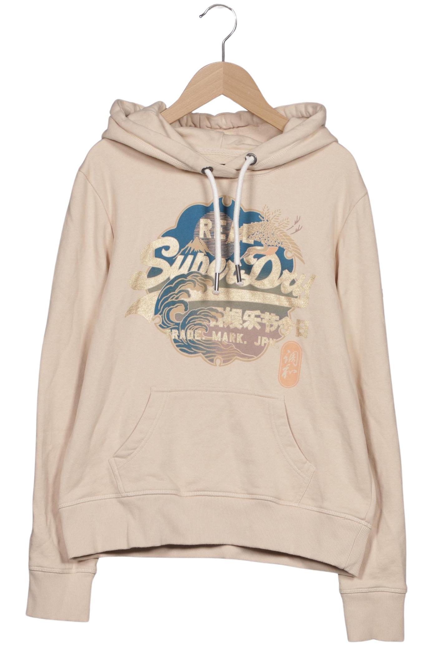 

Superdry Damen Kapuzenpullover, beige, Gr. 38