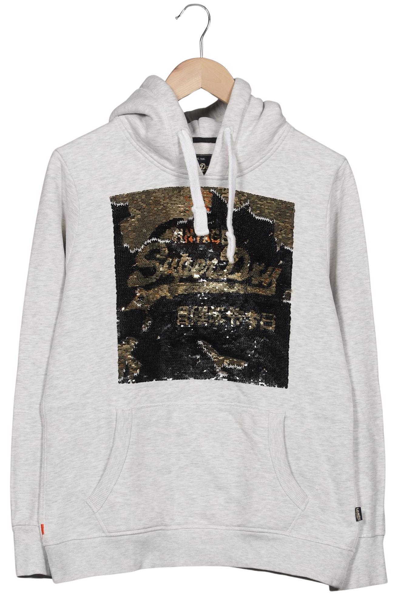 

Superdry Damen Kapuzenpullover, grau, Gr. 42