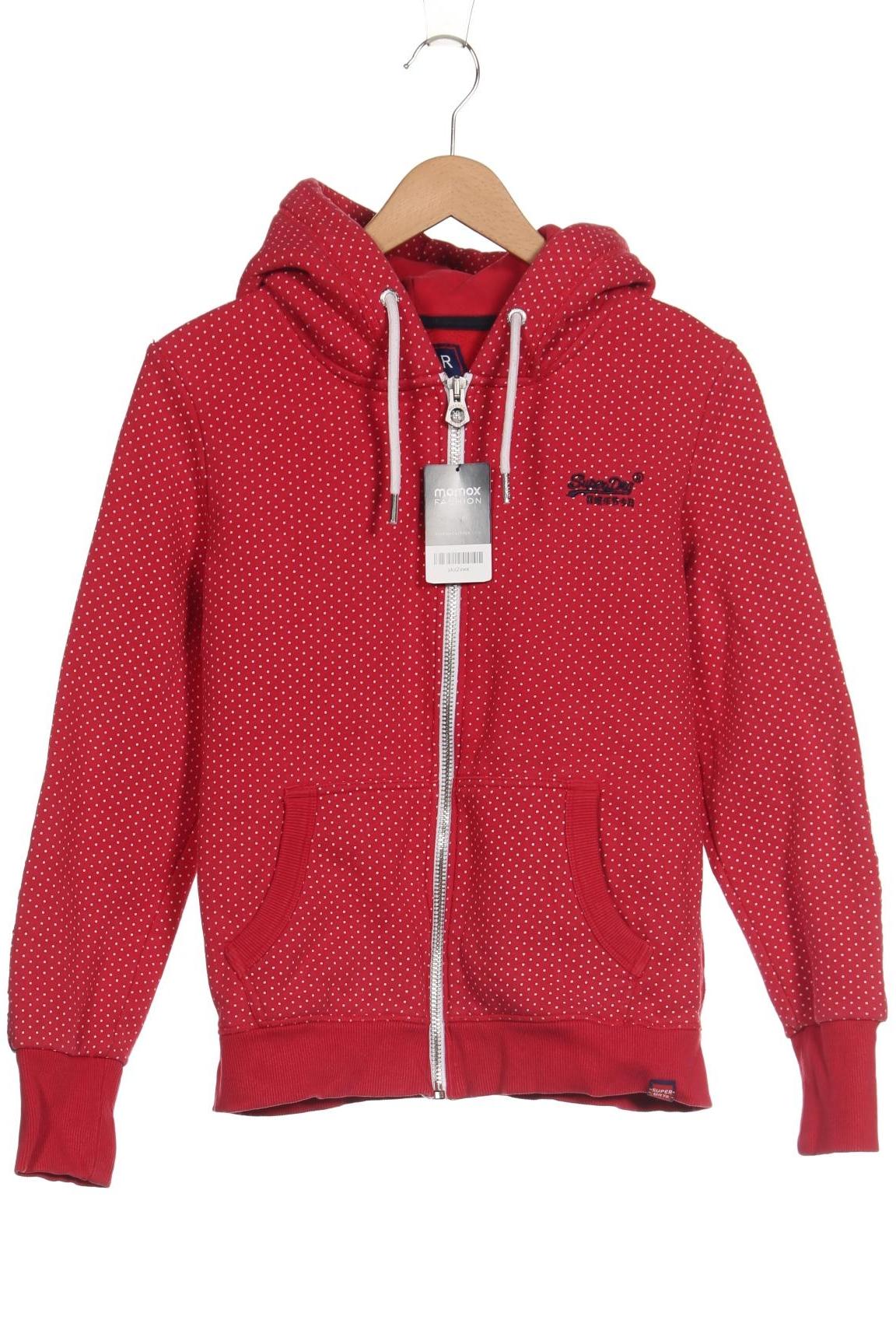 

Superdry Damen Kapuzenpullover, rot, Gr. 42