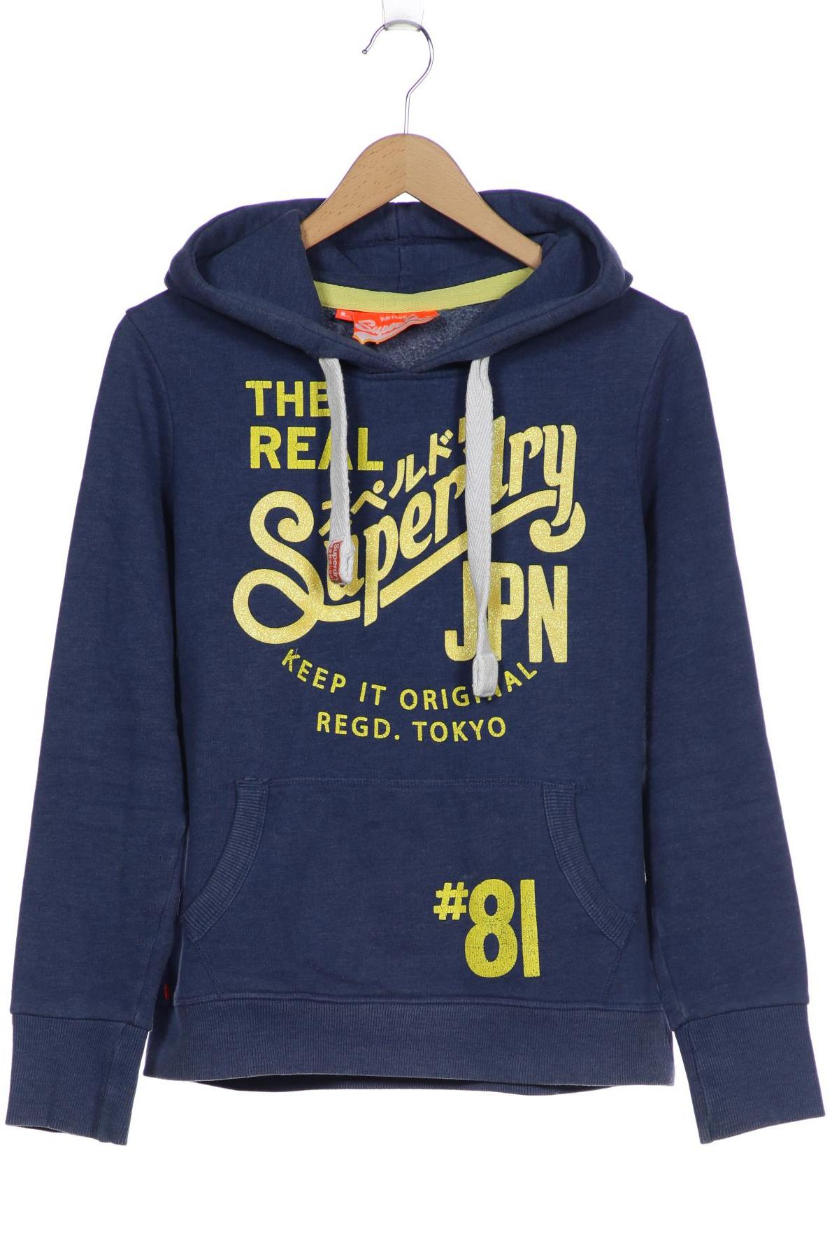 

Superdry Damen Kapuzenpullover, blau