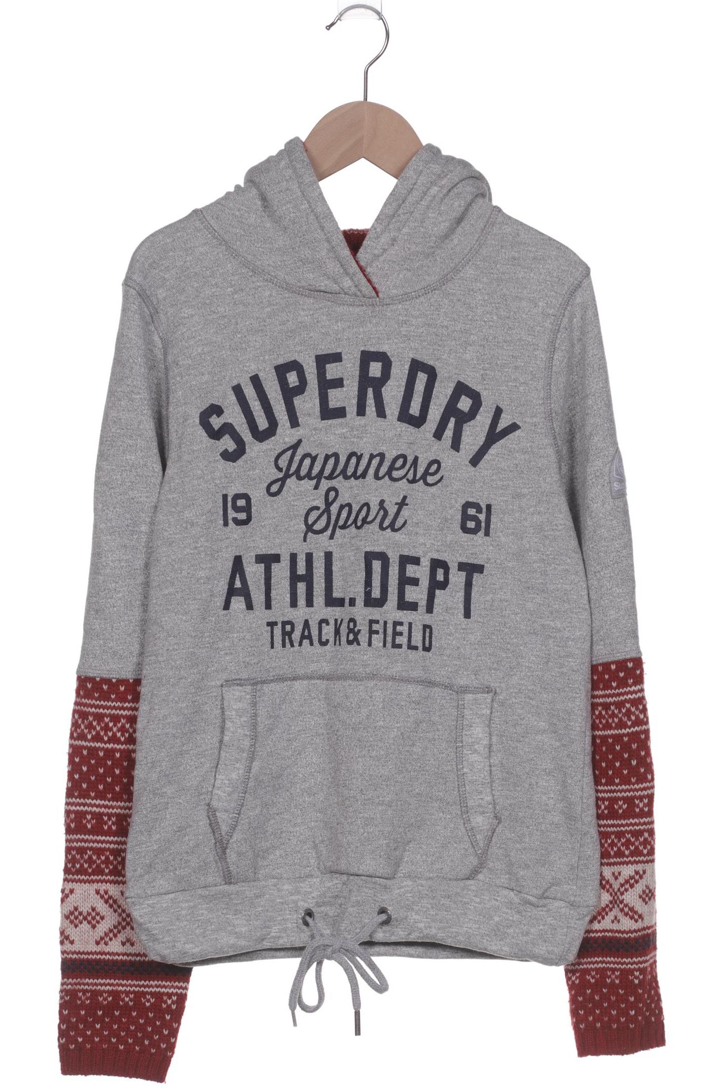 

Superdry Damen Kapuzenpullover, grau, Gr. 38