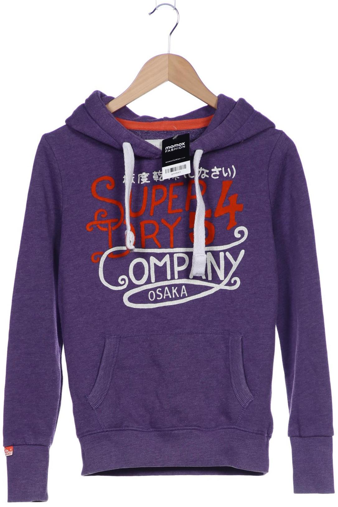 

Superdry Damen Kapuzenpullover, flieder, Gr. 34