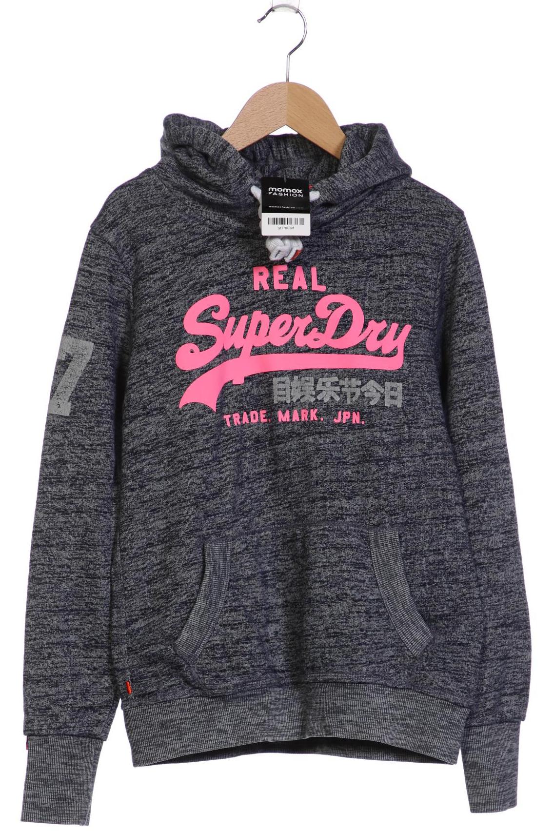 

Superdry Damen Kapuzenpullover, grau, Gr. 38