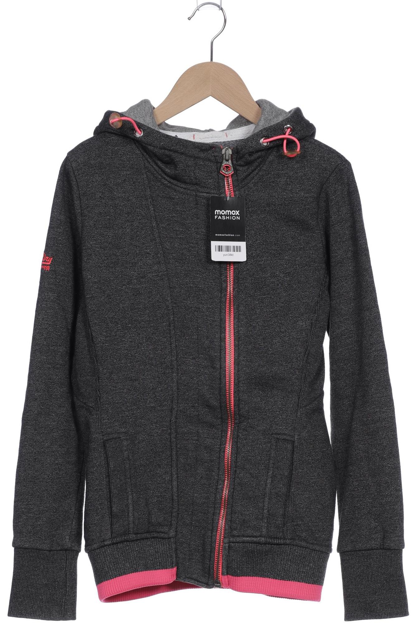 

Superdry Damen Kapuzenpullover, grau, Gr. 36
