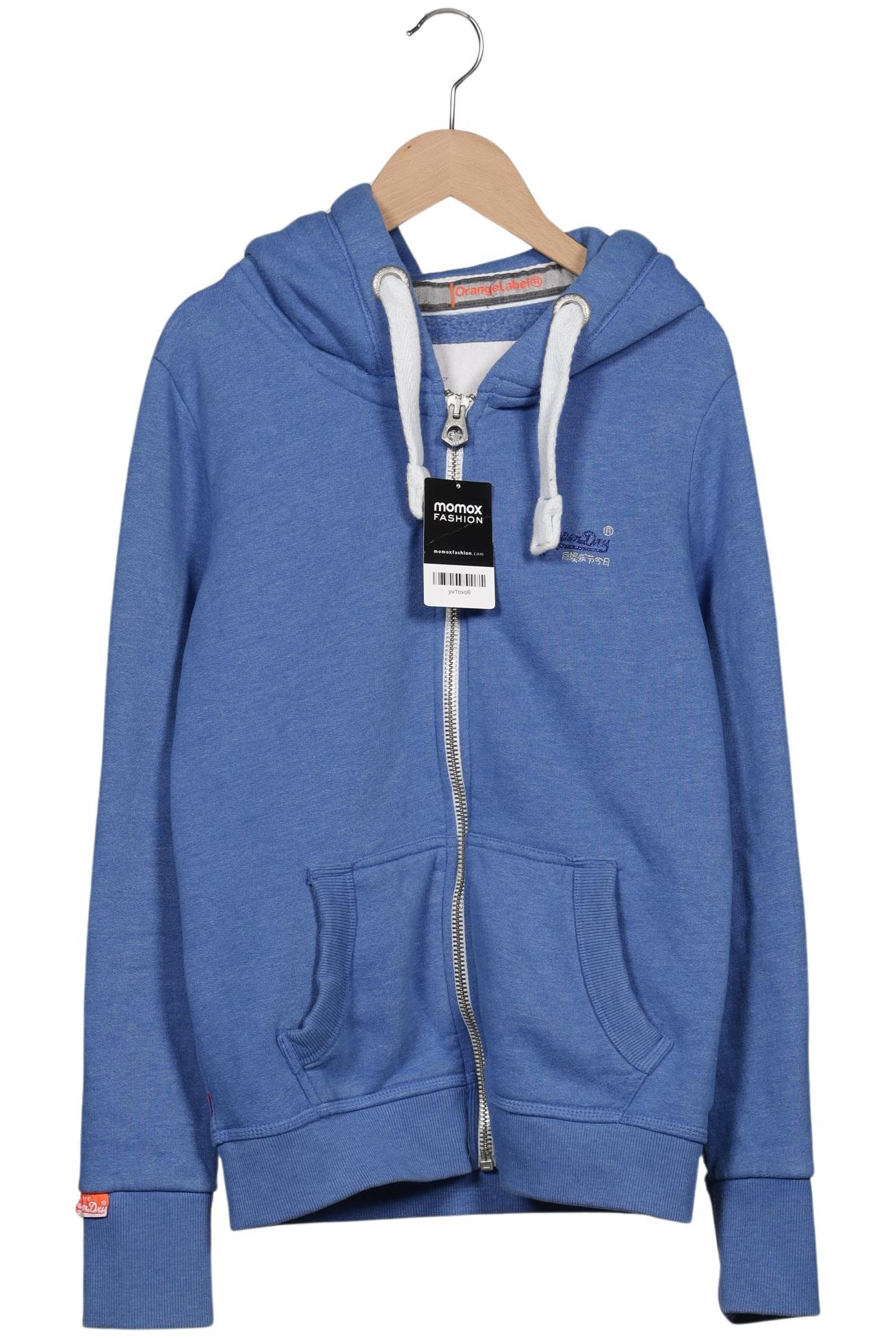 

Superdry Damen Kapuzenpullover, blau, Gr. 38