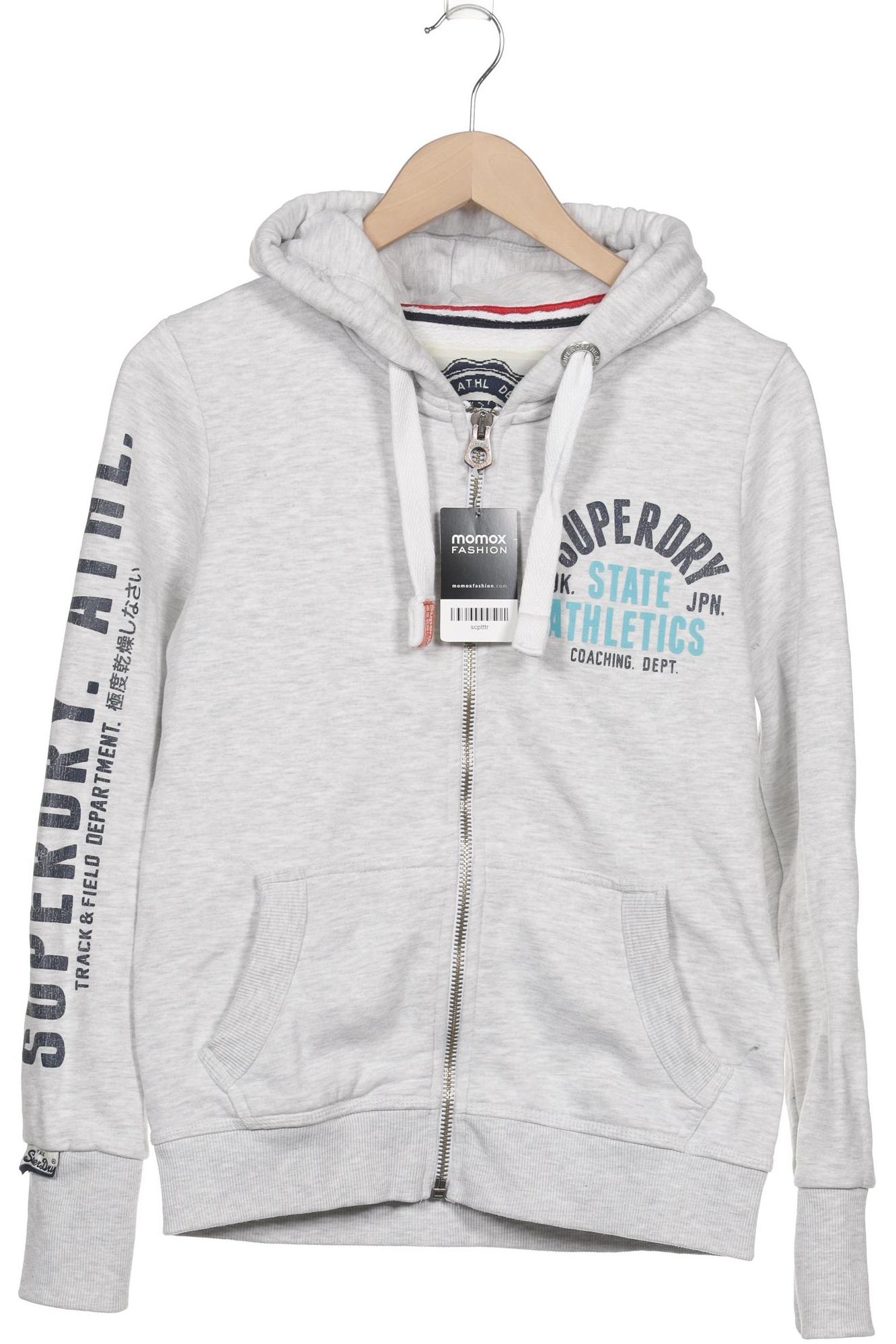 

Superdry Damen Kapuzenpullover, grau, Gr. 38