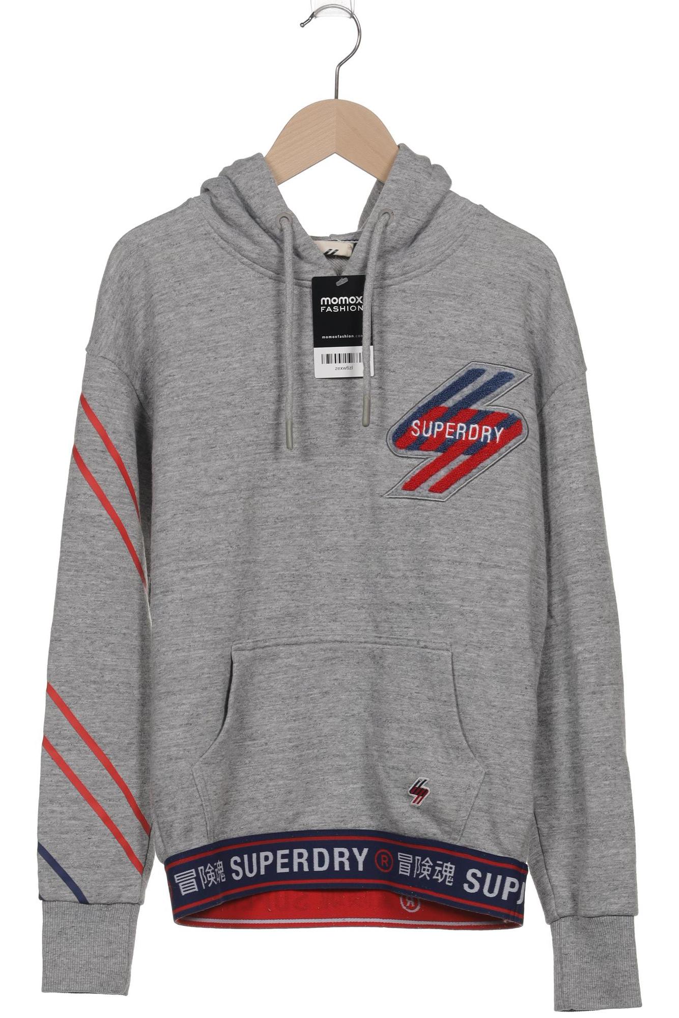 

Superdry Damen Kapuzenpullover, grau, Gr. 36