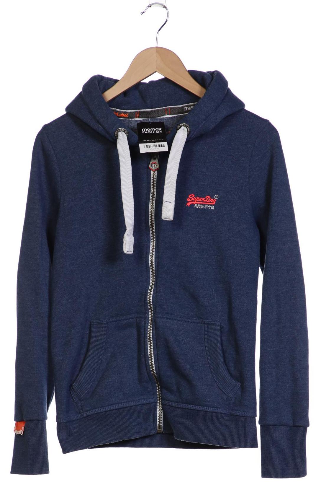 

Superdry Damen Kapuzenpullover, blau, Gr. 38