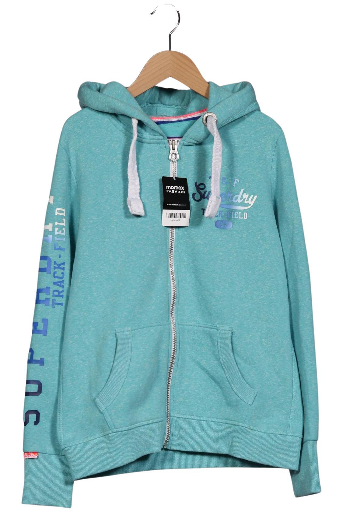

Superdry Damen Kapuzenpullover, türkis, Gr. 42