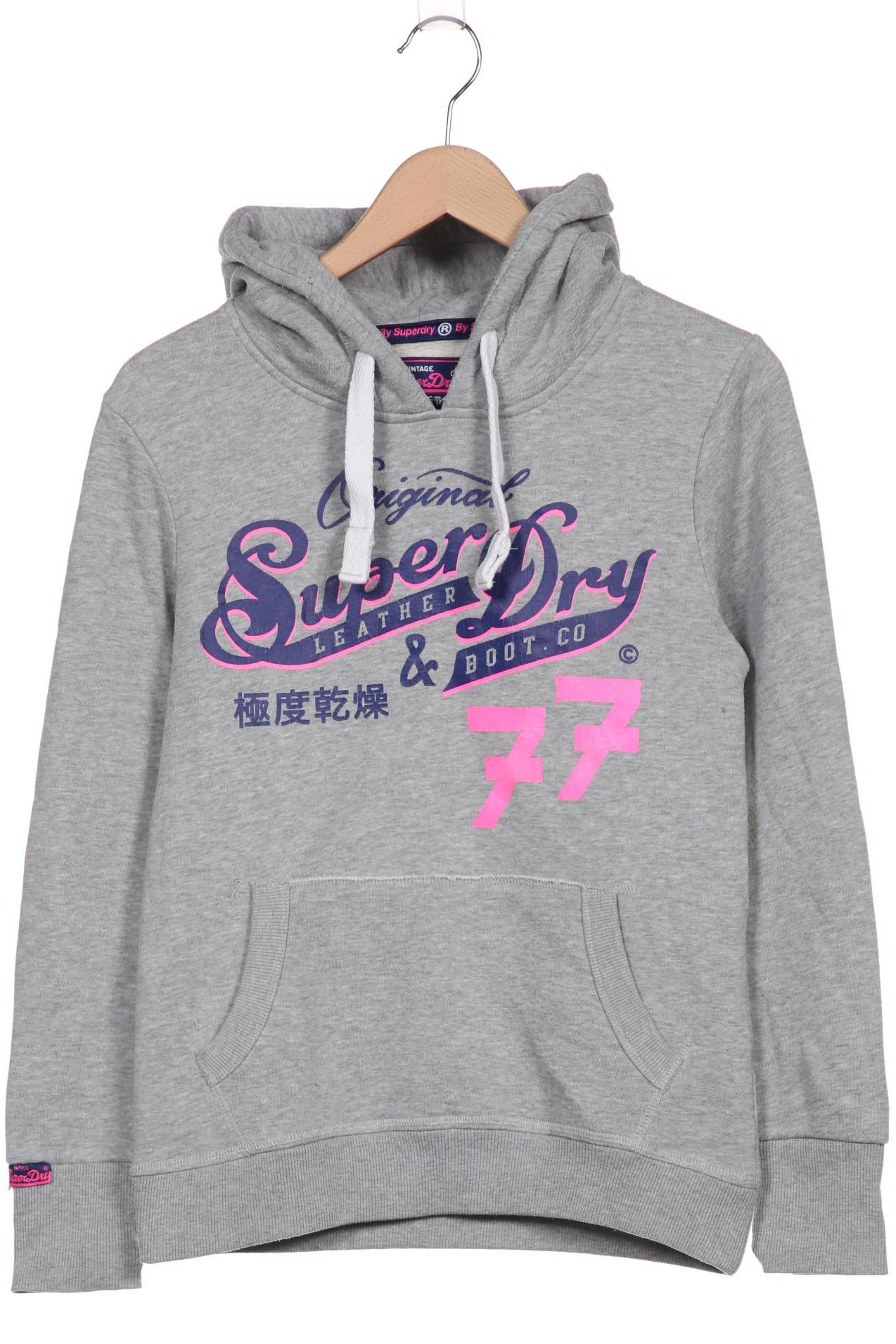 

Superdry Damen Kapuzenpullover, grau