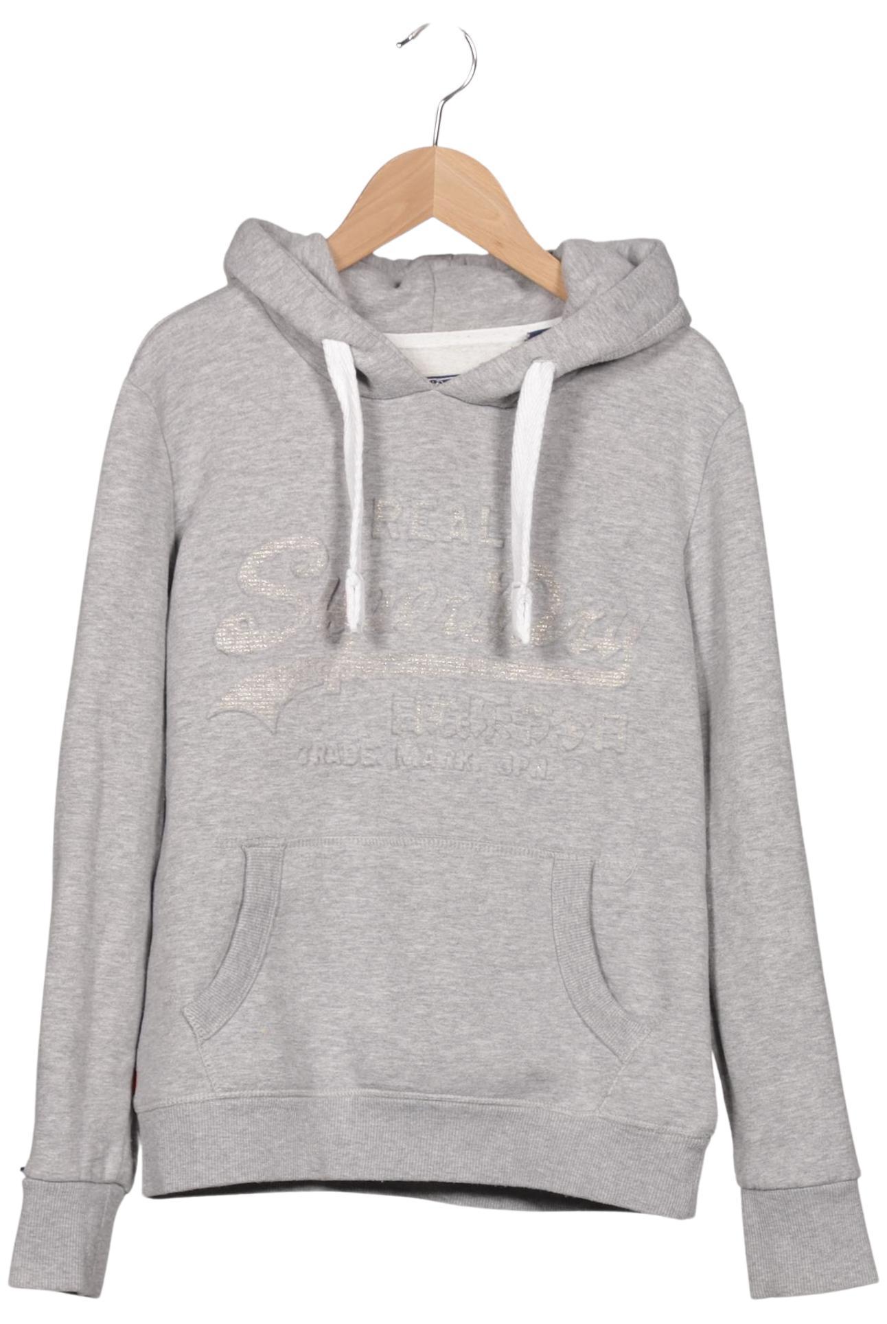 

Superdry Damen Kapuzenpullover, grau, Gr. 40