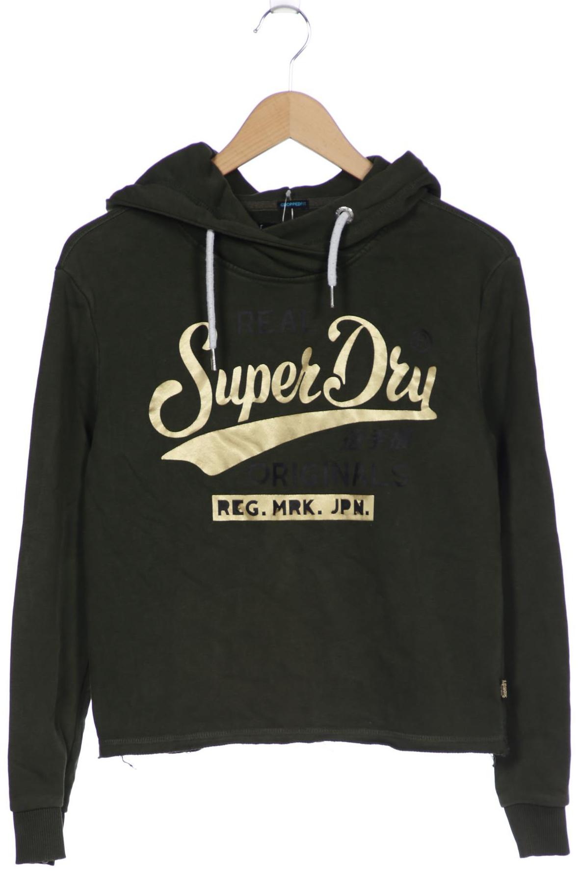 

Superdry Damen Kapuzenpullover, grün, Gr. 36