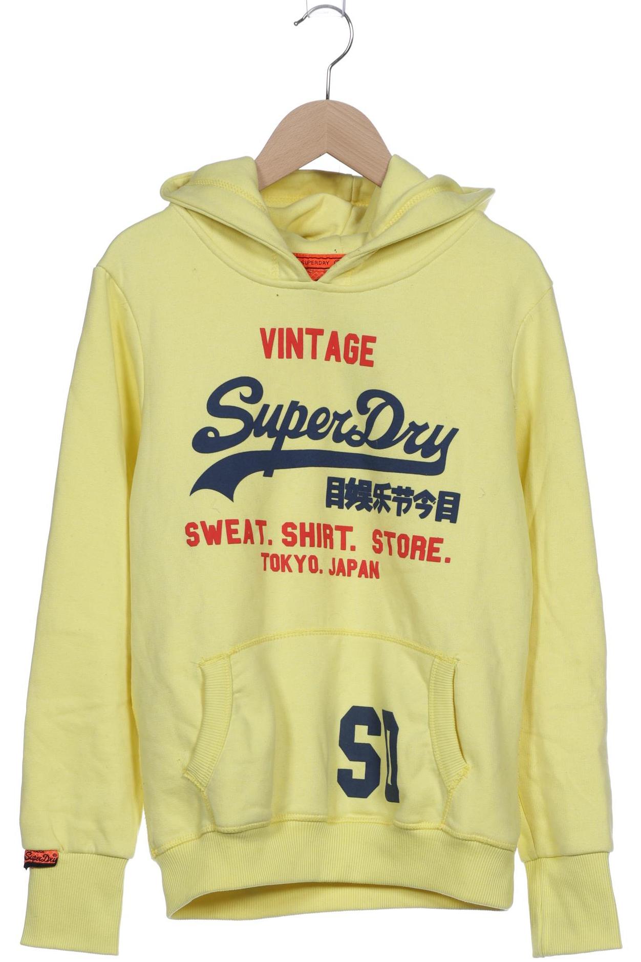 

Superdry Damen Kapuzenpullover, gelb, Gr. 36