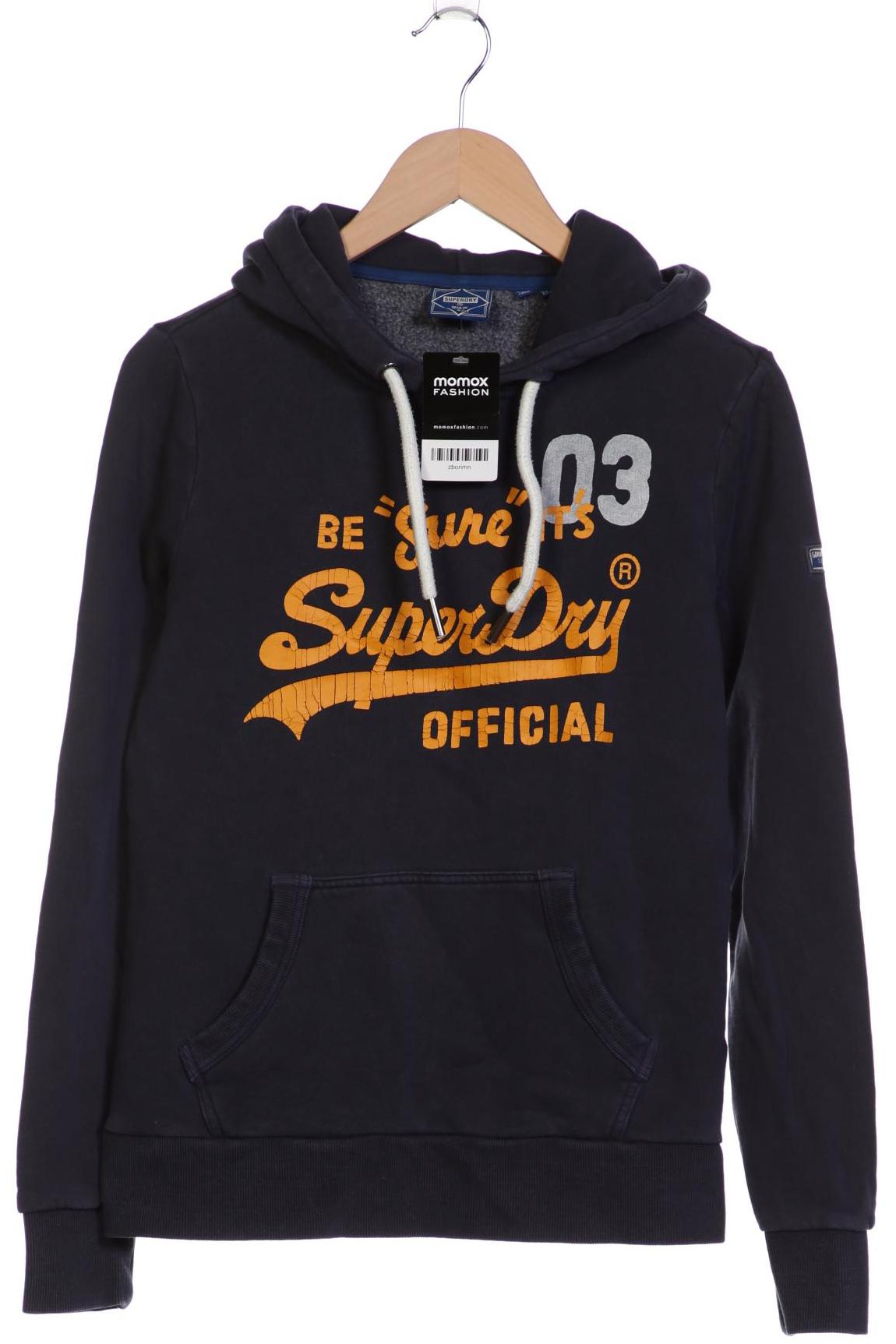 

Superdry Damen Kapuzenpullover, blau, Gr. 36