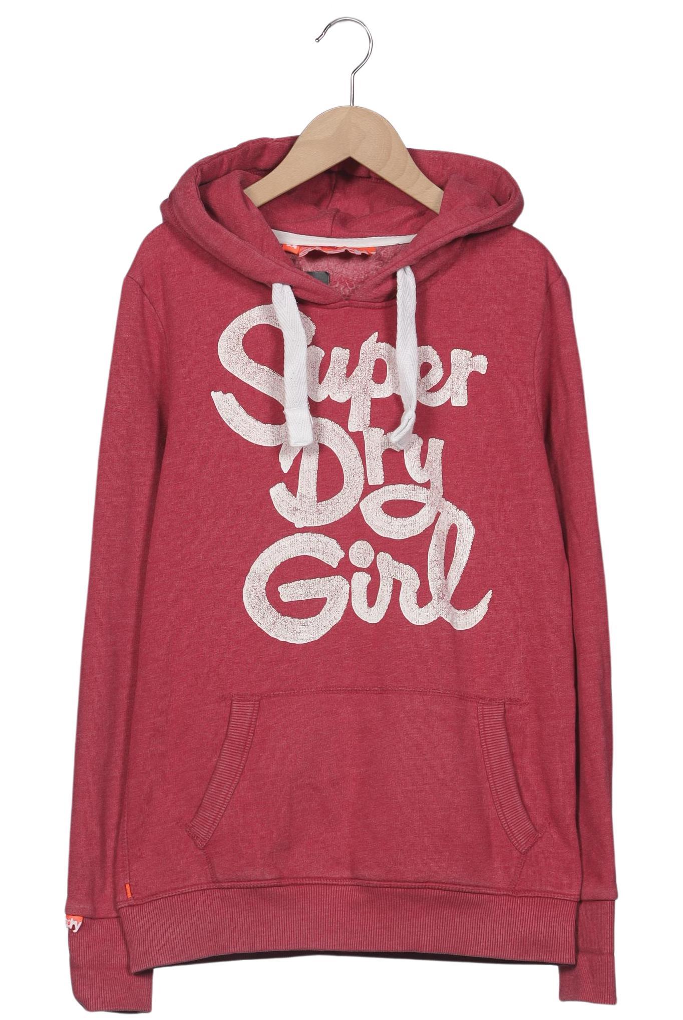 

Superdry Damen Kapuzenpullover, rot, Gr. 38