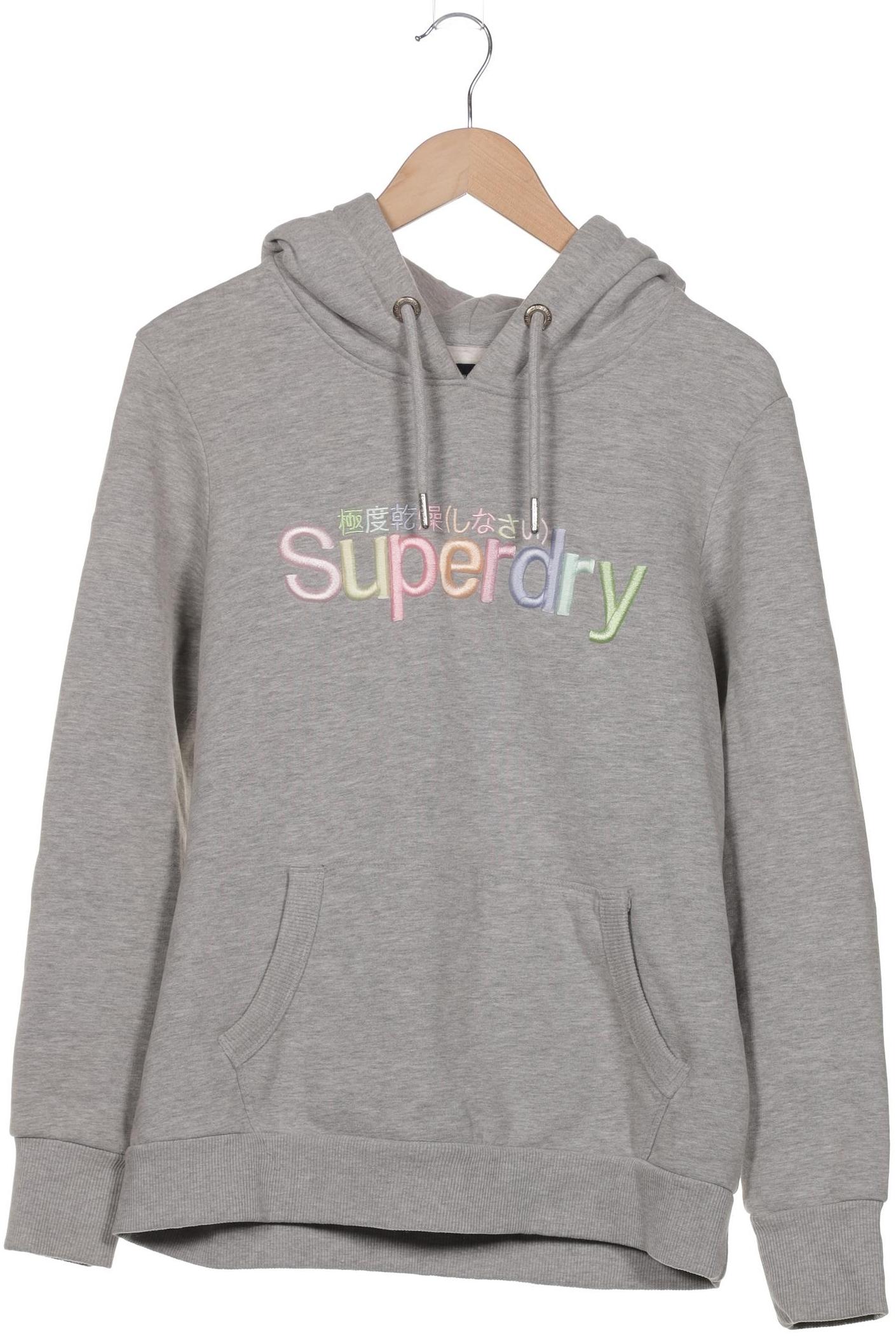 

Superdry Damen Kapuzenpullover, grau, Gr. 44
