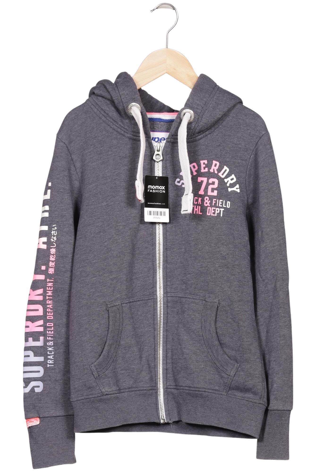 

Superdry Damen Kapuzenpullover, grau, Gr. 38