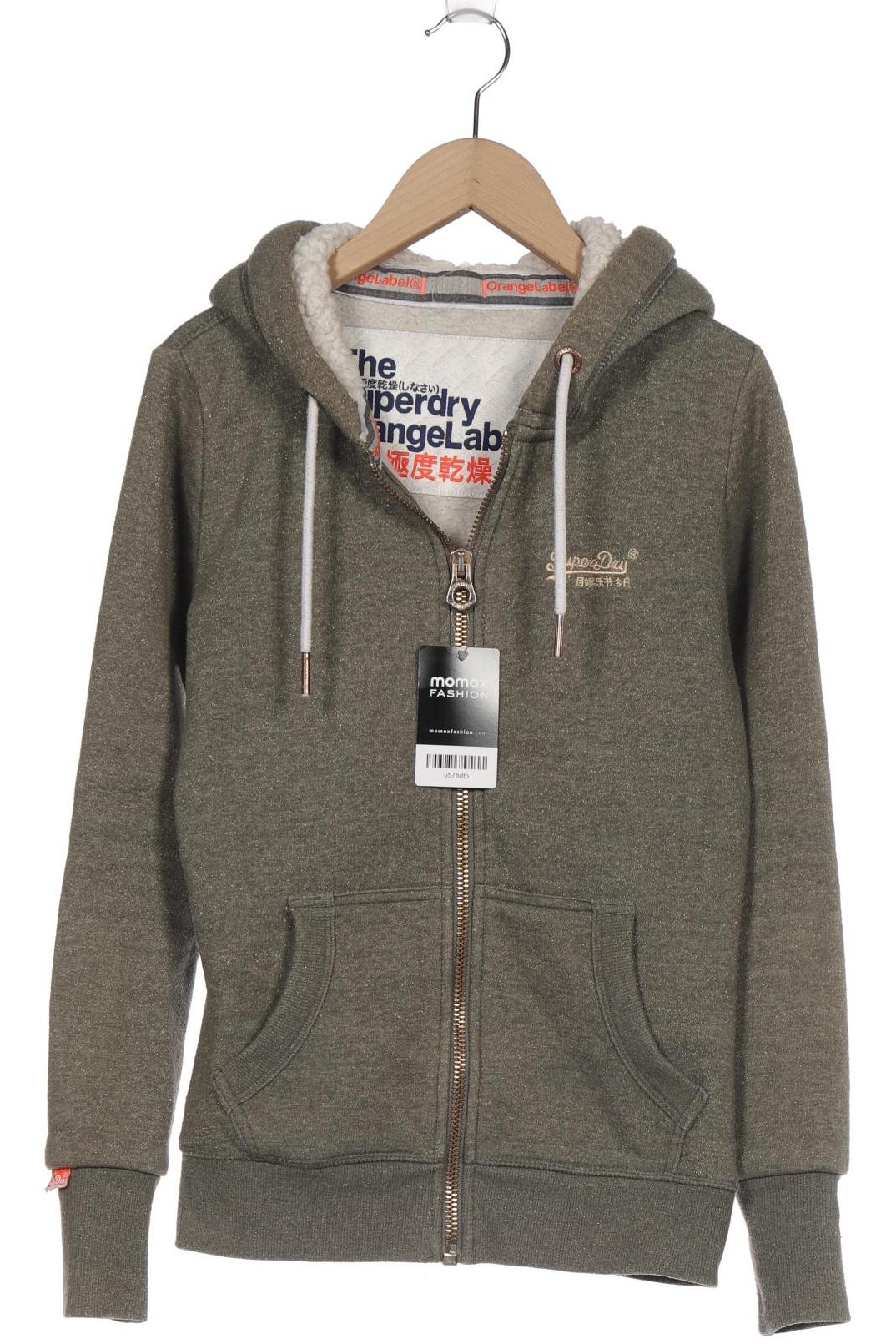 

Superdry Damen Kapuzenpullover, grün, Gr. 36