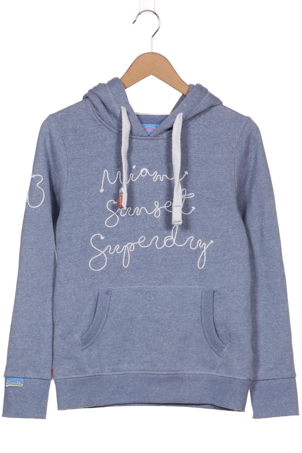 

Superdry Damen Kapuzenpullover, blau, Gr. 38