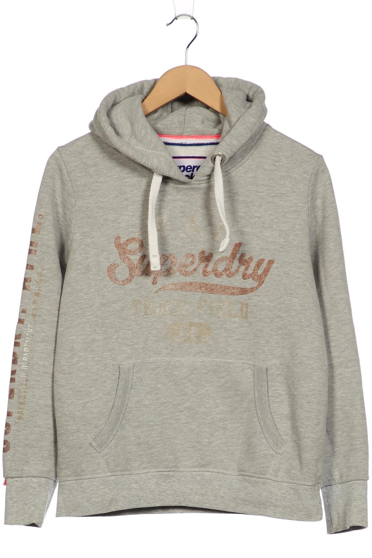 

Superdry Damen Kapuzenpullover, grau, Gr. 42