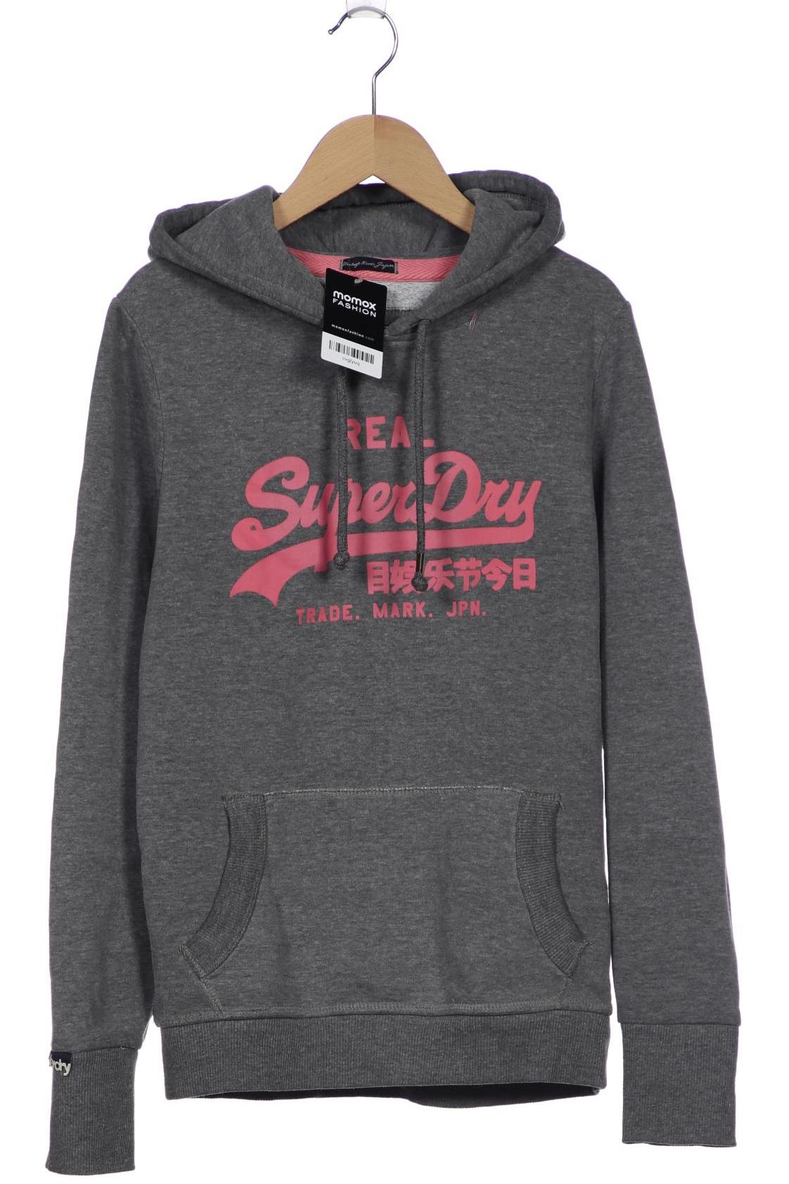 

Superdry Damen Kapuzenpullover, grau, Gr. 38