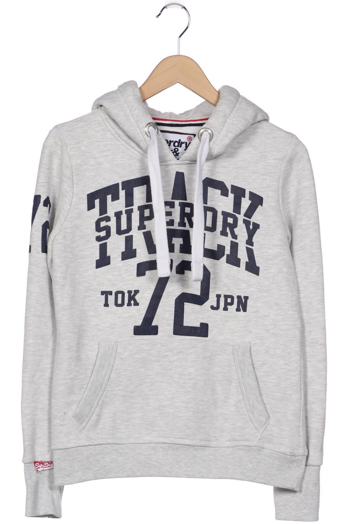 

Superdry Damen Kapuzenpullover, grau, Gr. 38