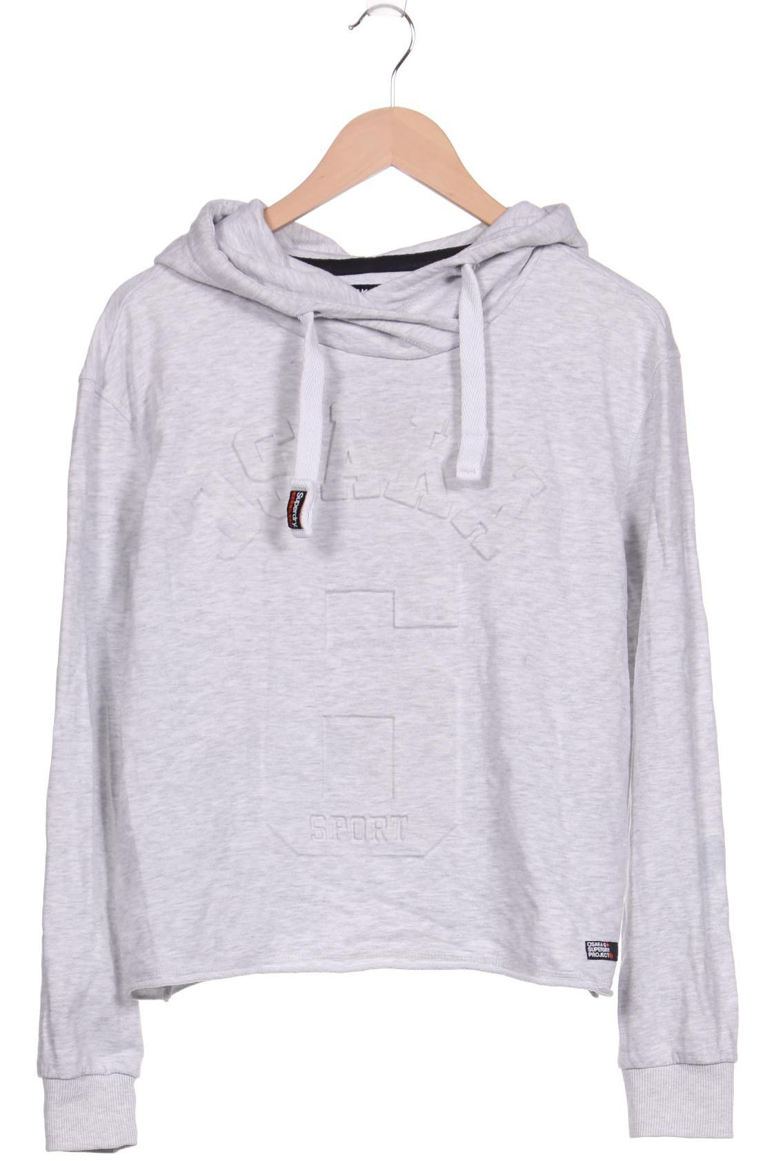 

Superdry Damen Kapuzenpullover, grau, Gr. 38