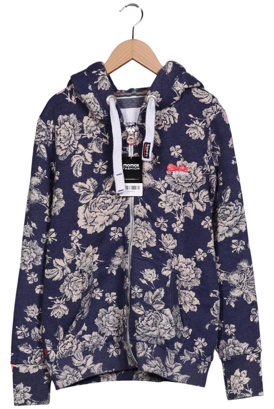 

Superdry Damen Kapuzenpullover, blau, Gr. 42