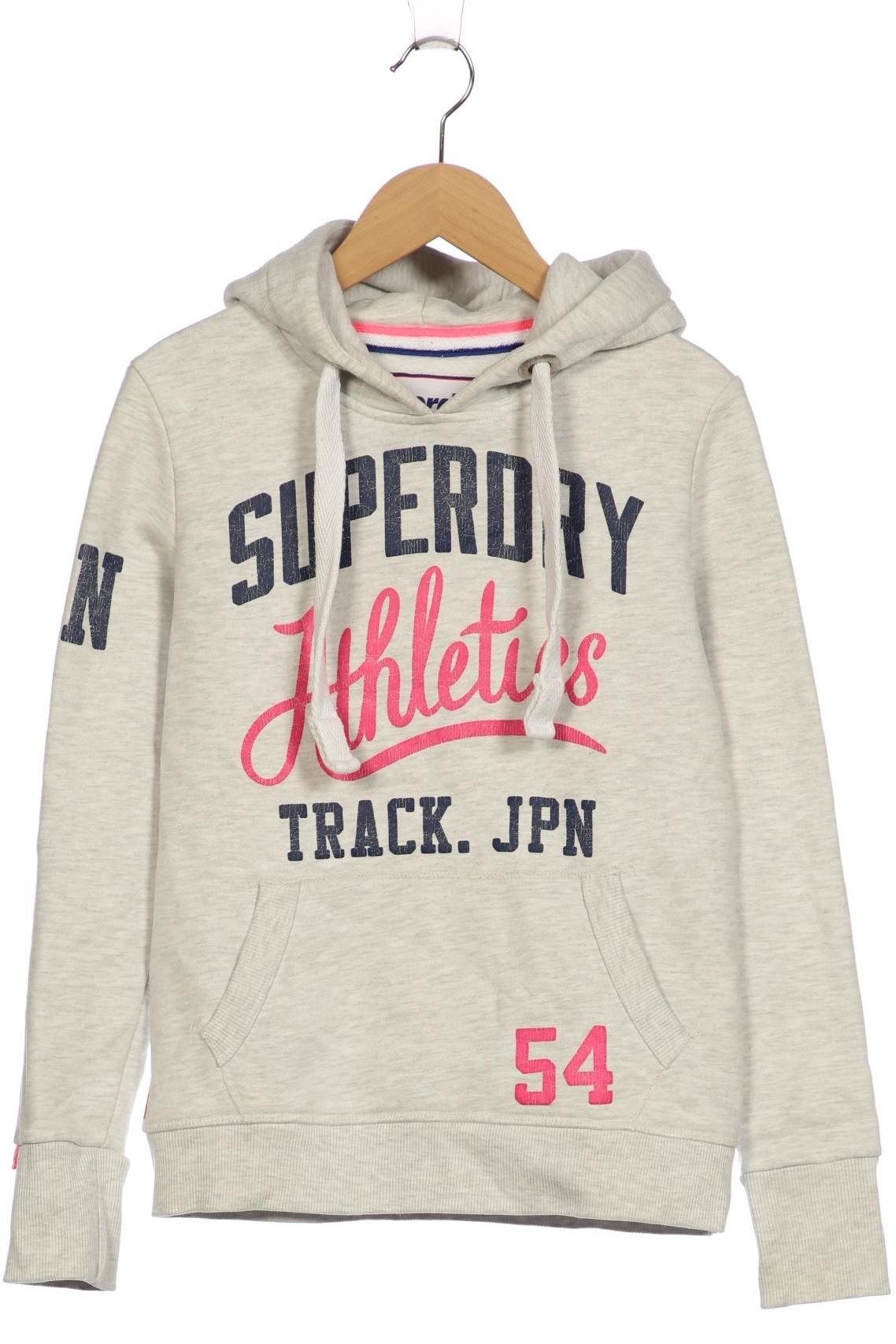 

Superdry Damen Kapuzenpullover, grau, Gr. 34