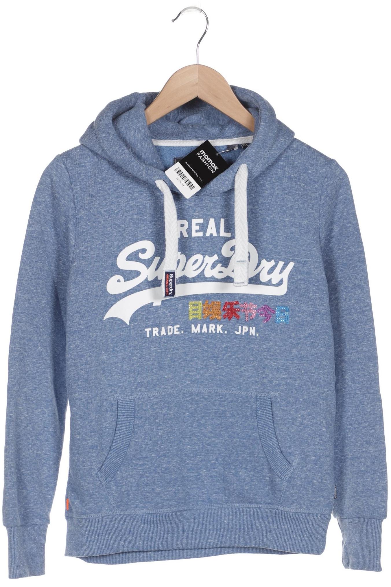 

Superdry Damen Kapuzenpullover, blau, Gr. 40