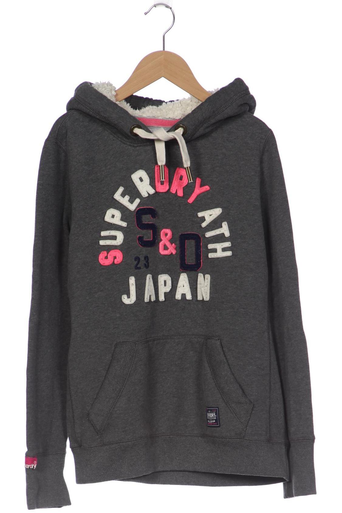 

Superdry Damen Kapuzenpullover, grau, Gr. 44