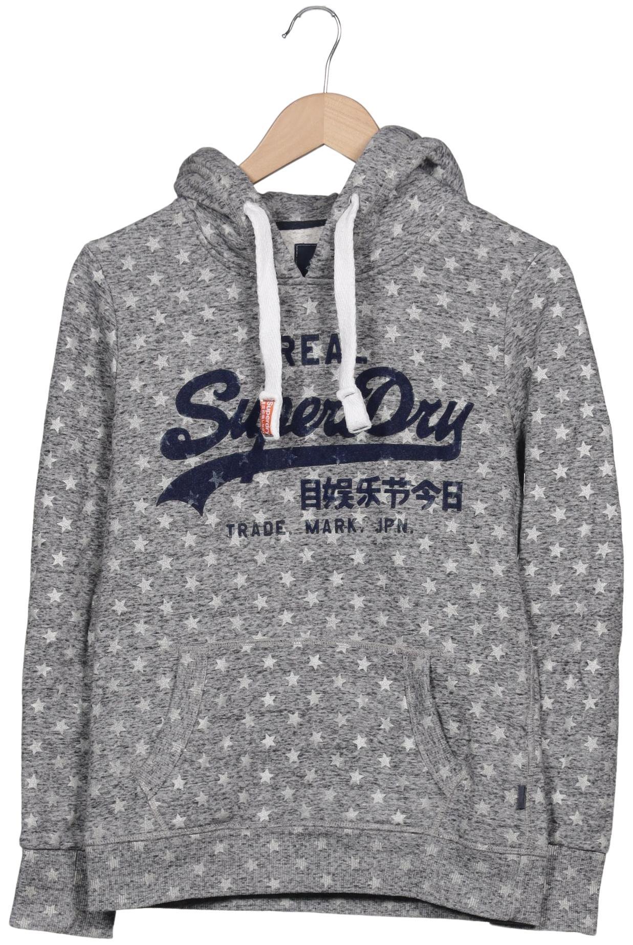 

Superdry Damen Kapuzenpullover, grau, Gr. 36