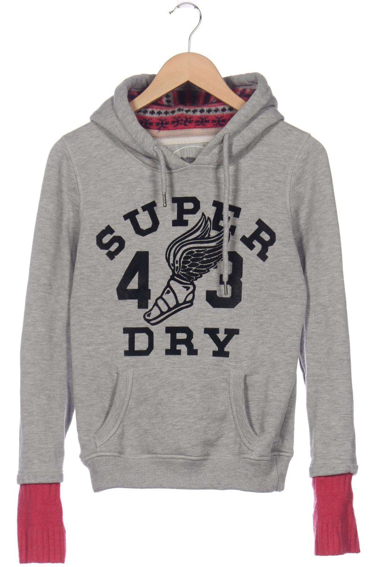 

Superdry Damen Kapuzenpullover, grau