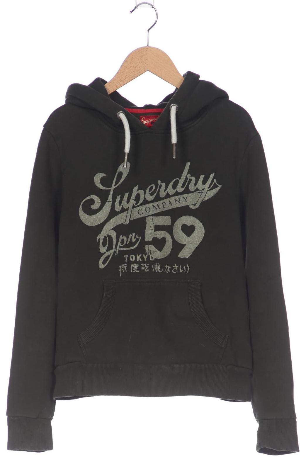 

Superdry Damen Kapuzenpullover, grün, Gr. 38