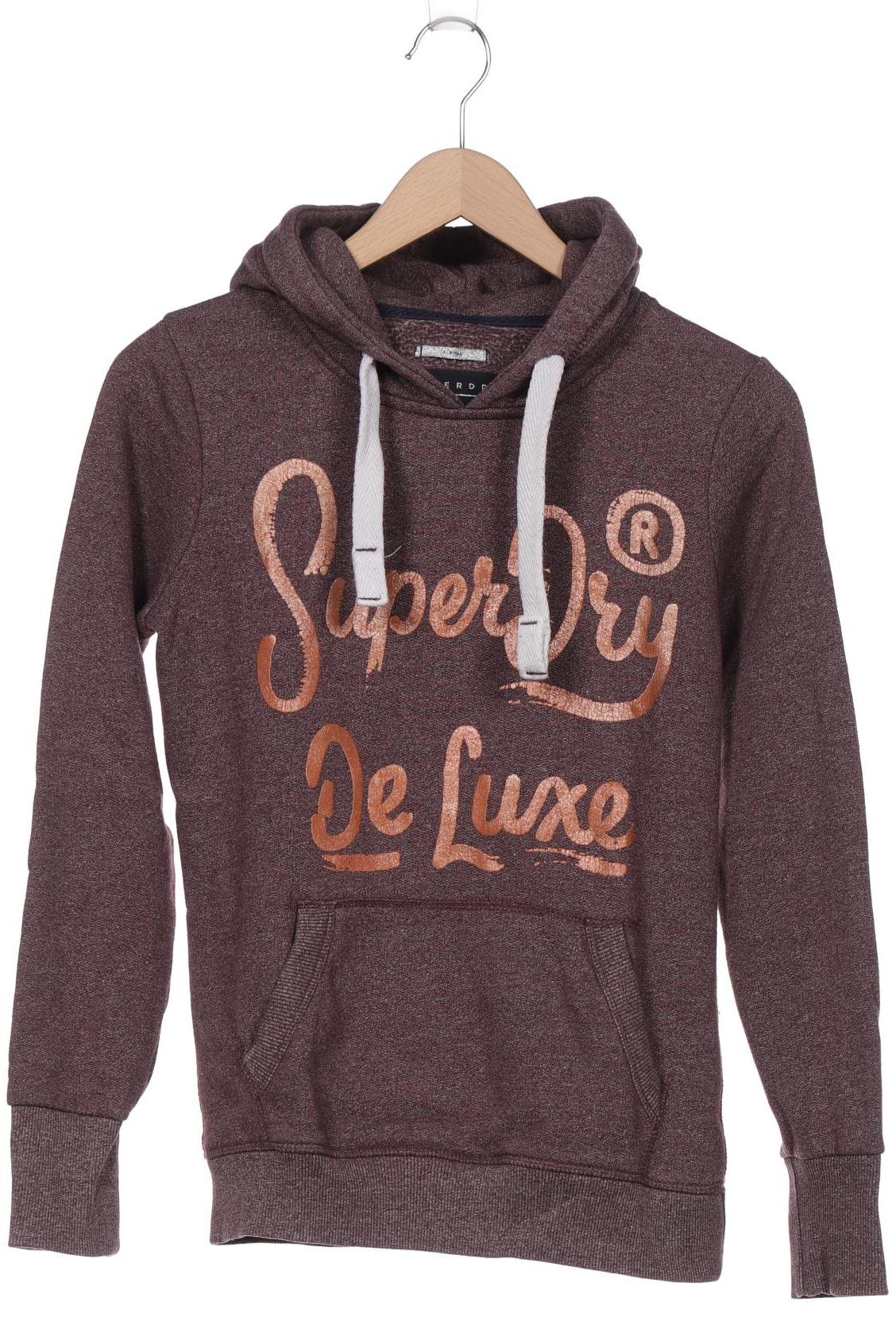 

Superdry Damen Kapuzenpullover, bordeaux, Gr. 34