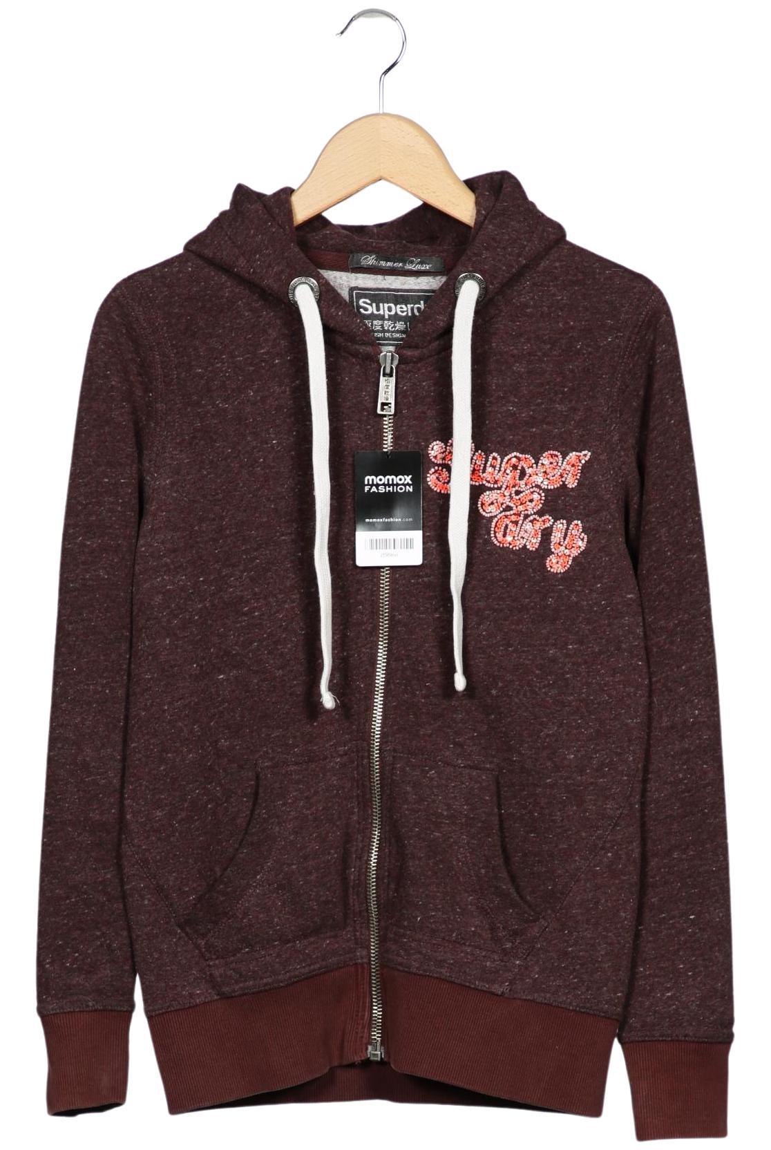 

Superdry Damen Kapuzenpullover, bordeaux, Gr. 38
