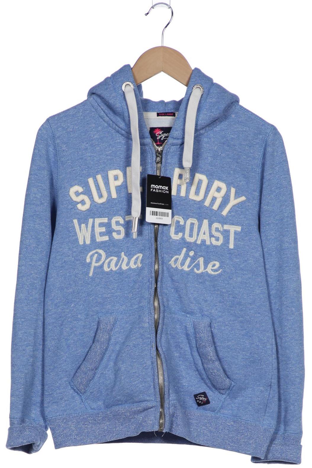 

Superdry Damen Kapuzenpullover, blau, Gr. 42