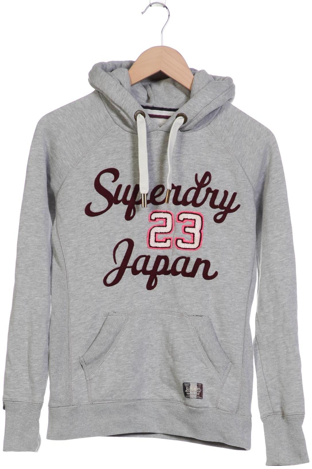 

Superdry Damen Kapuzenpullover, grau, Gr. 34