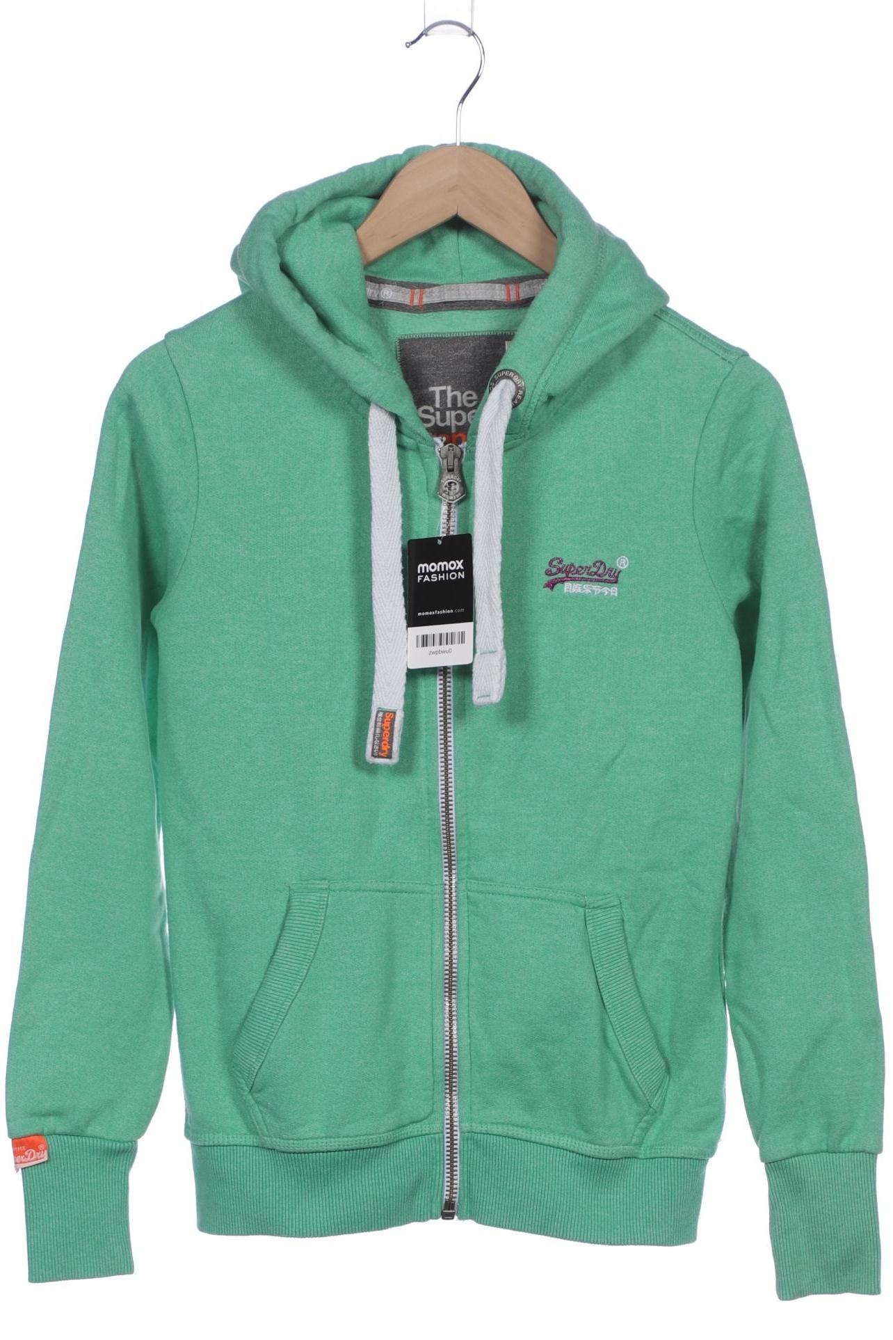 

Superdry Damen Kapuzenpullover, grün, Gr. 36