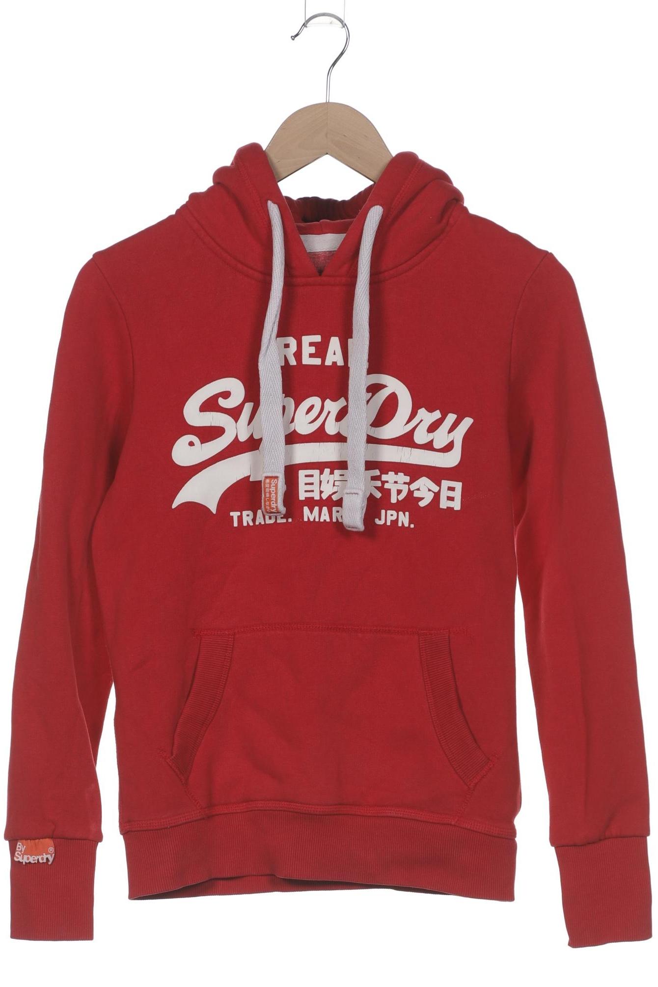 

Superdry Damen Kapuzenpullover, rot, Gr. 34