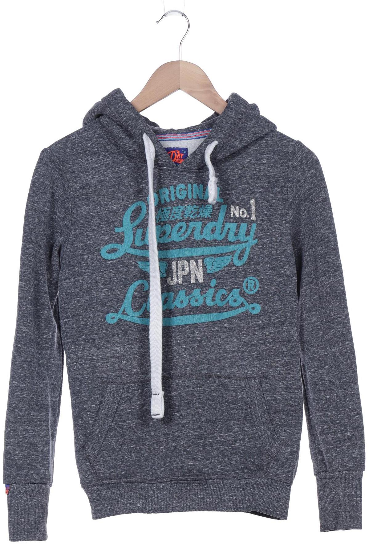 

Superdry Damen Kapuzenpullover, grau, Gr. 38