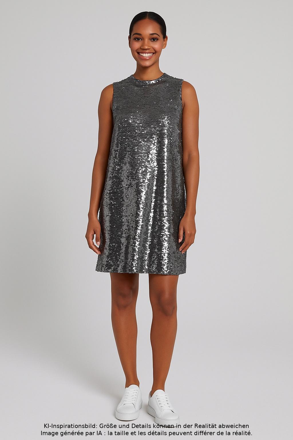 

Superdry Damen Kleid, silber, Gr. 40