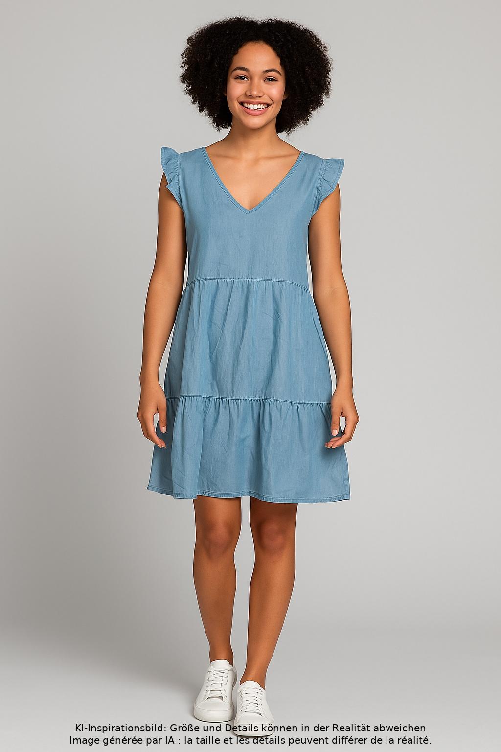 

Superdry Damen Kleid, hellblau, Gr. 36