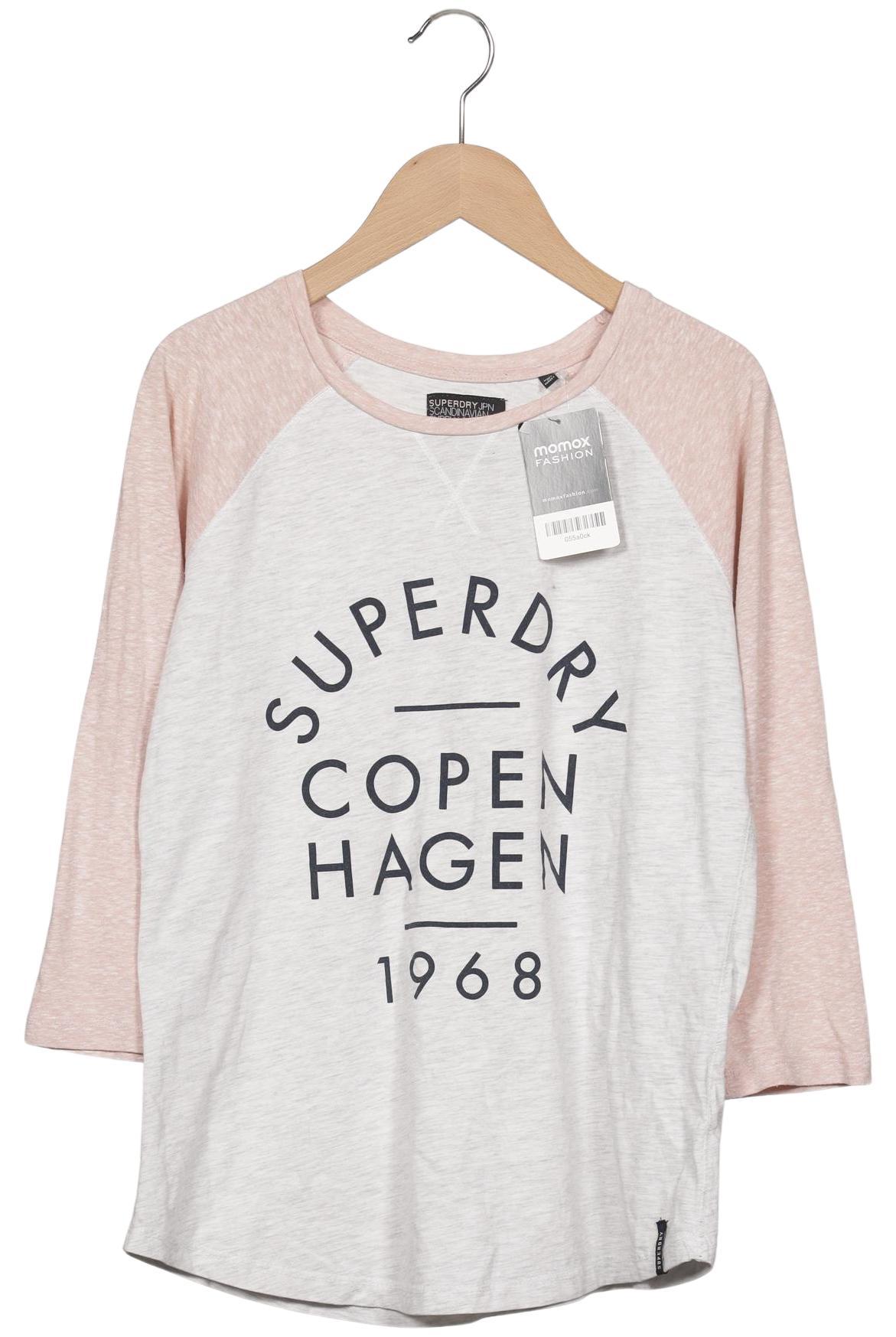 

Superdry Damen Langarmshirt, grau, Gr. 36