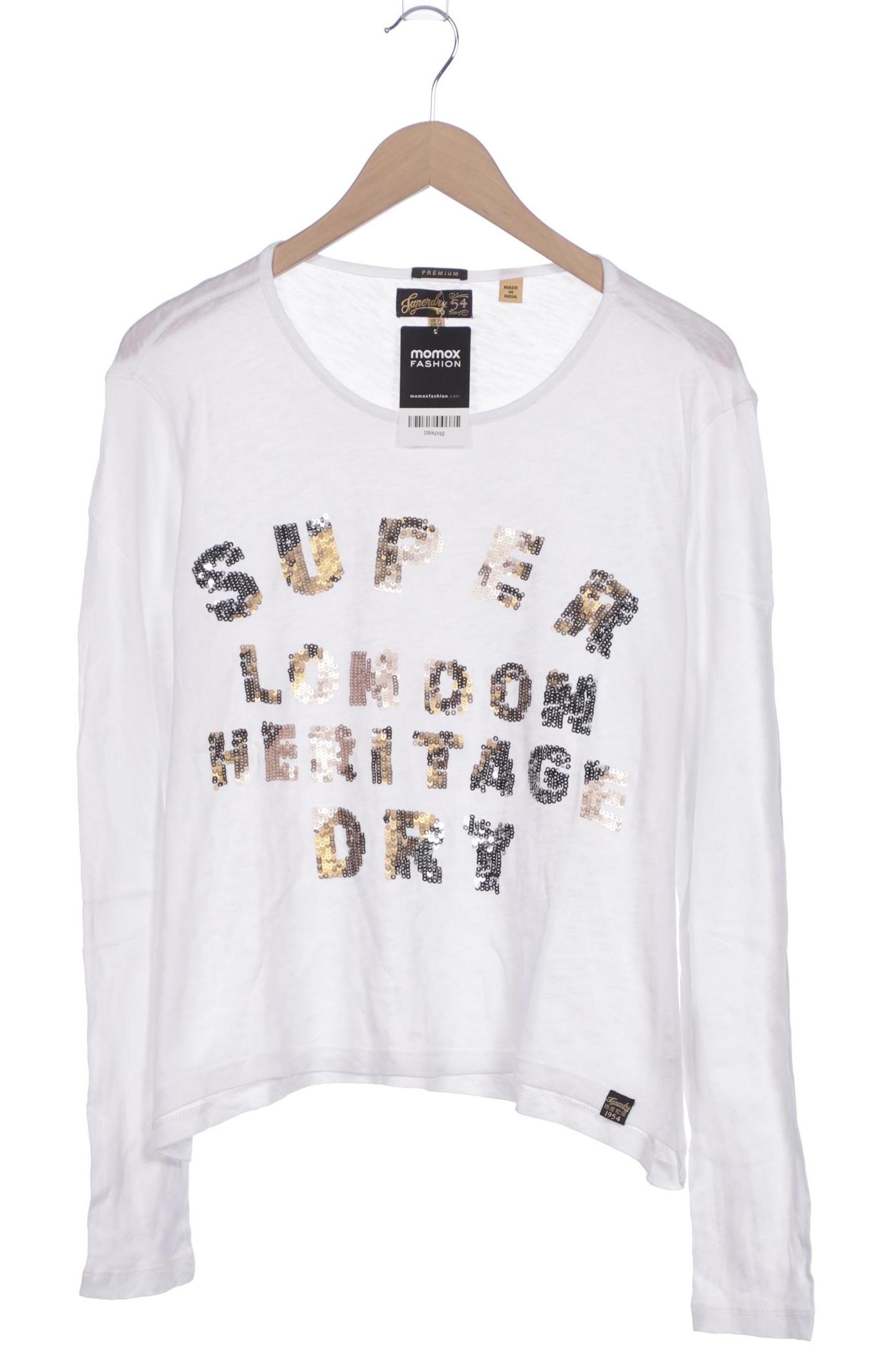 

Superdry Damen Langarmshirt, weiß, Gr. 42
