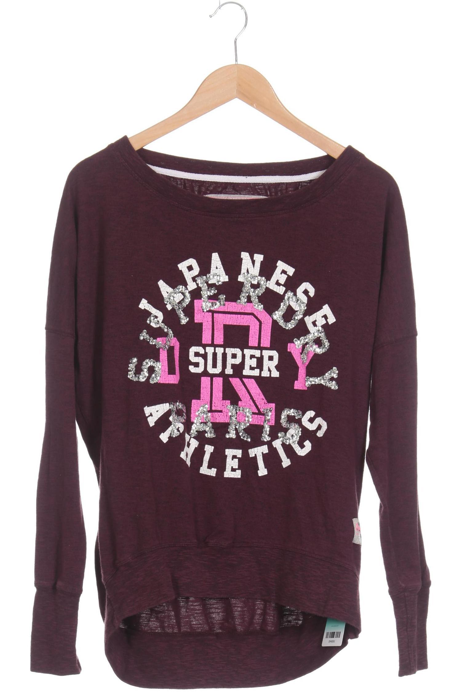 

Superdry Damen Langarmshirt, lila, Gr.