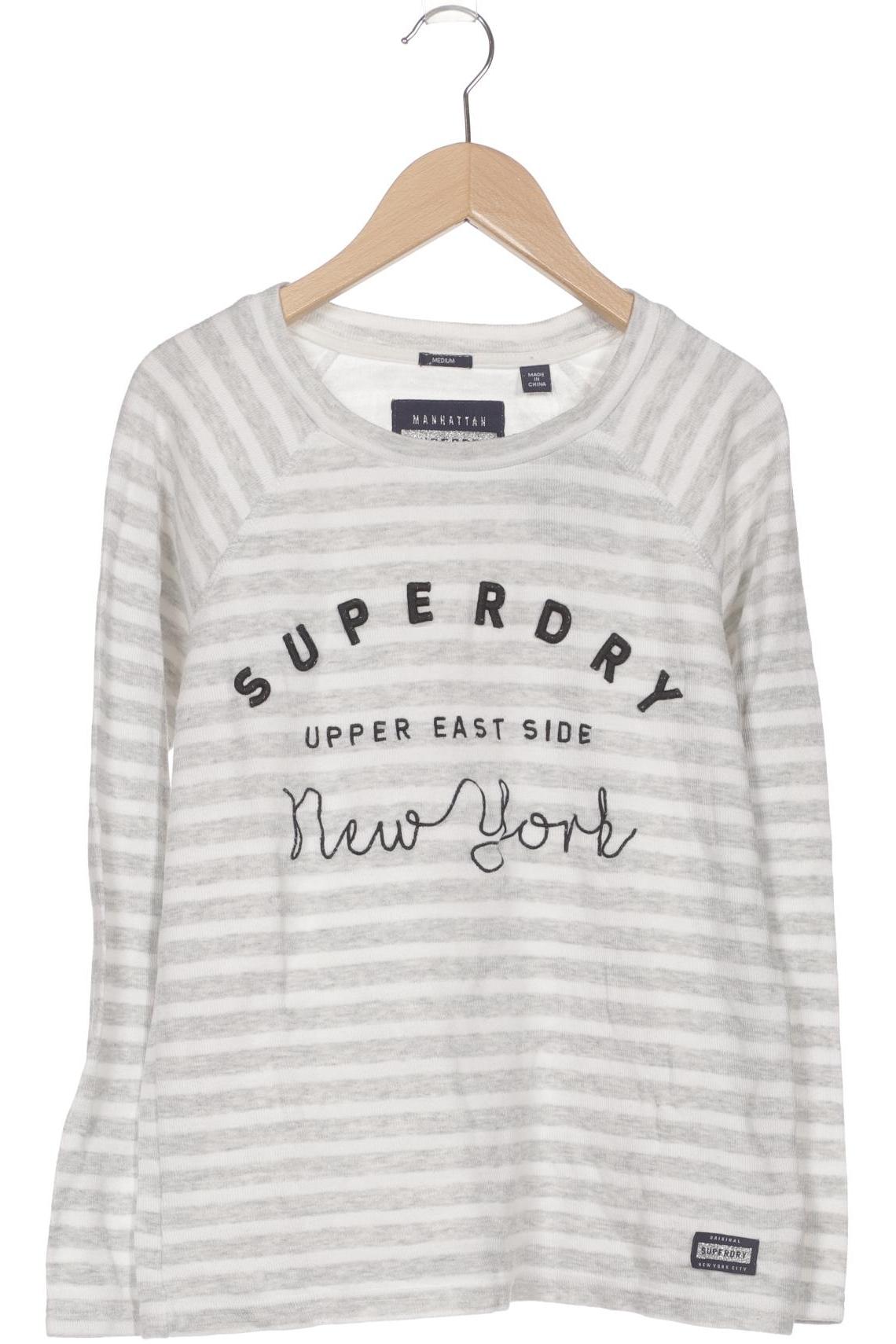 

Superdry Damen Langarmshirt, grau, Gr. 40