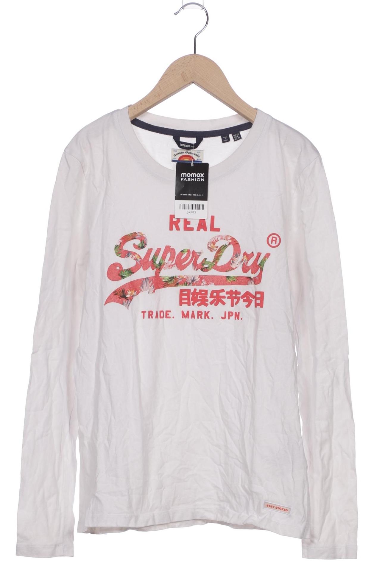 

Superdry Damen Langarmshirt, weiß, Gr. 40
