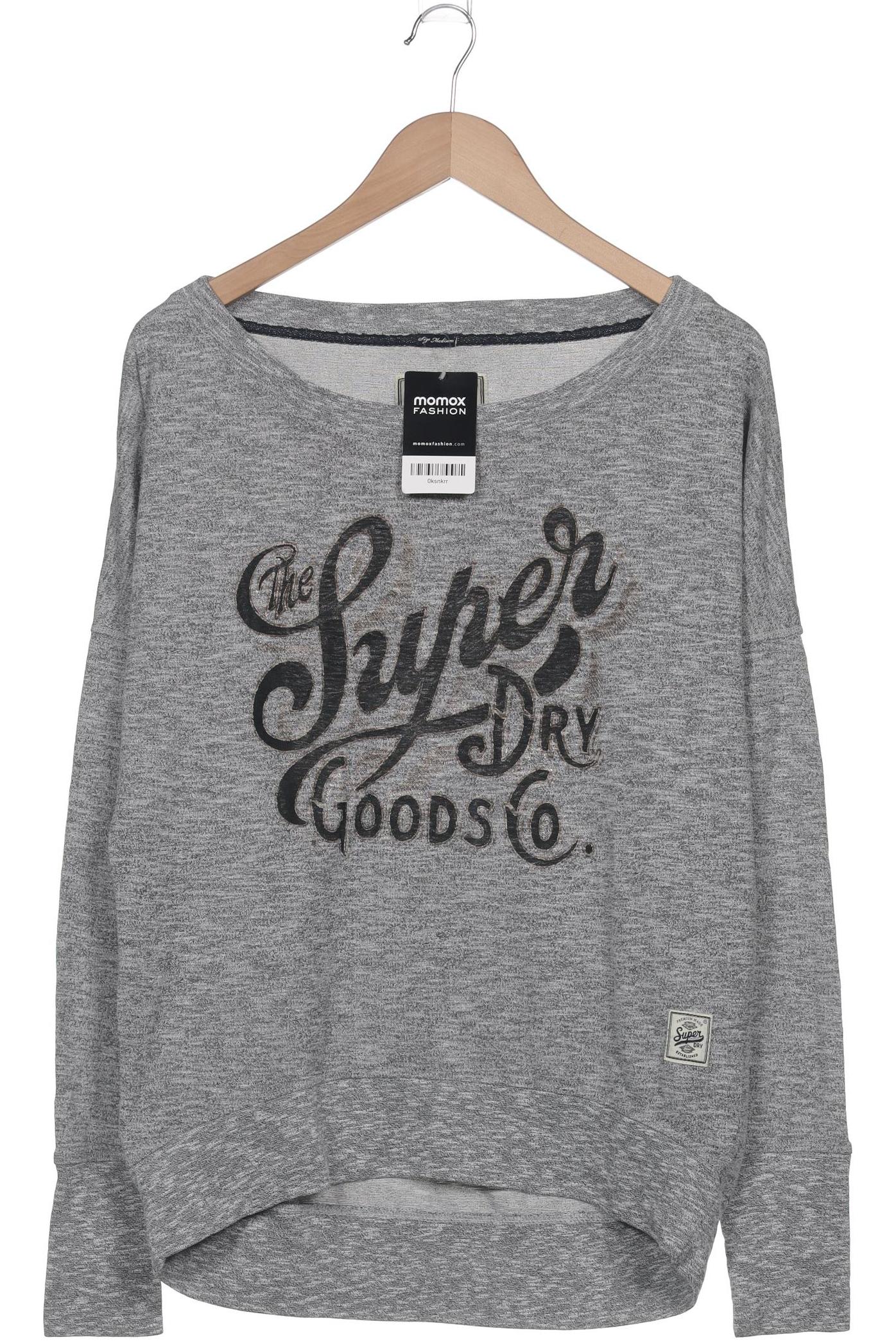 

Superdry Damen Langarmshirt, grau, Gr. 38